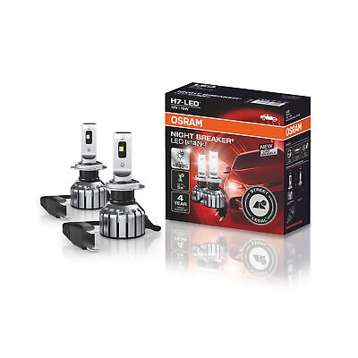 SET BECURI LED H7 OSRAM CU OMOLOGARE PRO +330%