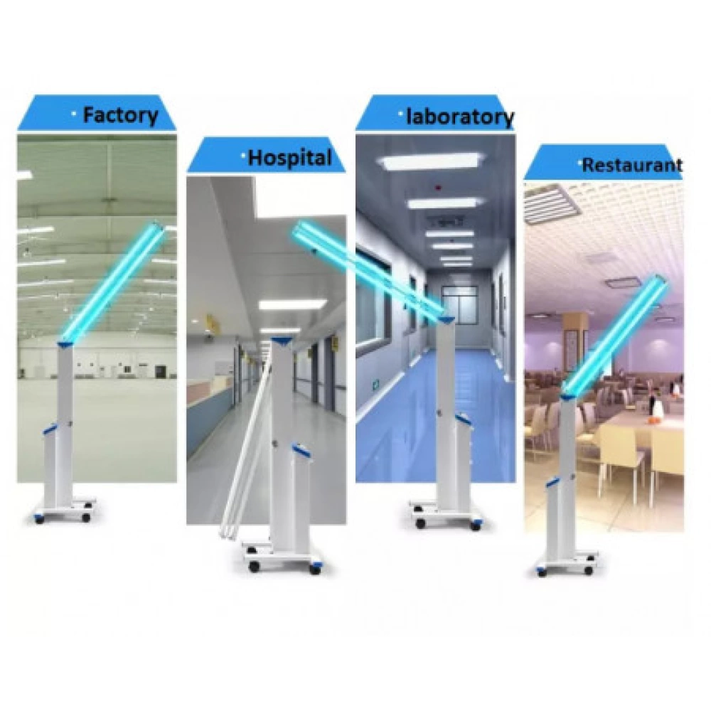LAMPA BACTERICIDA UV-C, 2x30W CU STATIV MOBIL