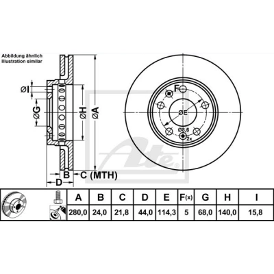 DISC FRANA DUSTER ATE