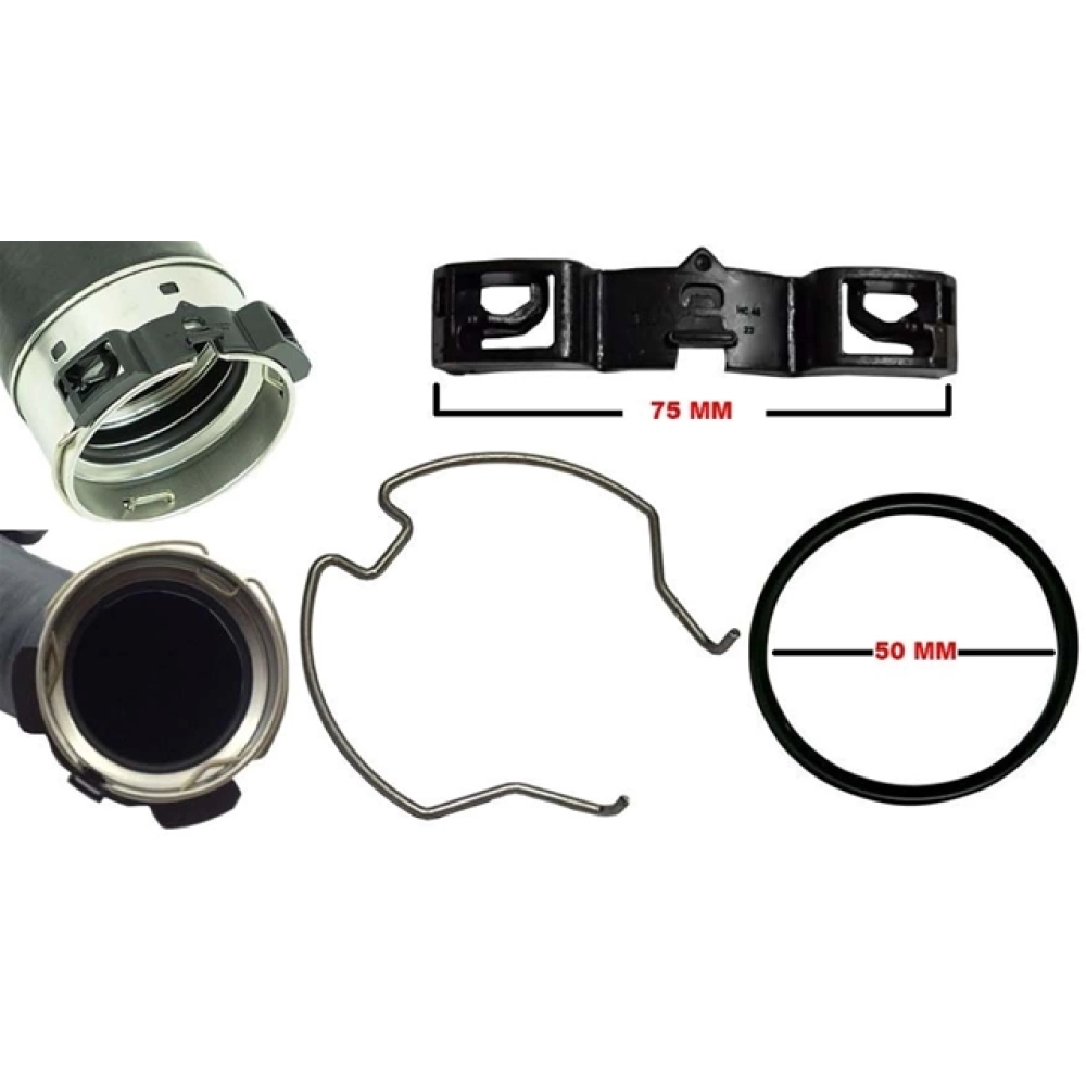 KIT REPARATIE CONDUCTA AER DUSTER DCi SPRE INTERCOOLER
