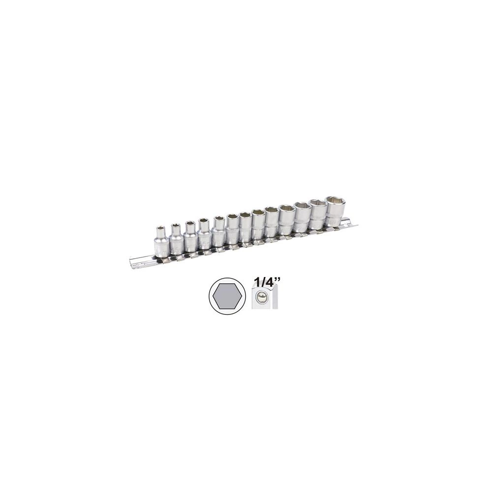 SET TUBULARE 1/4` HEXAGONALE JBM