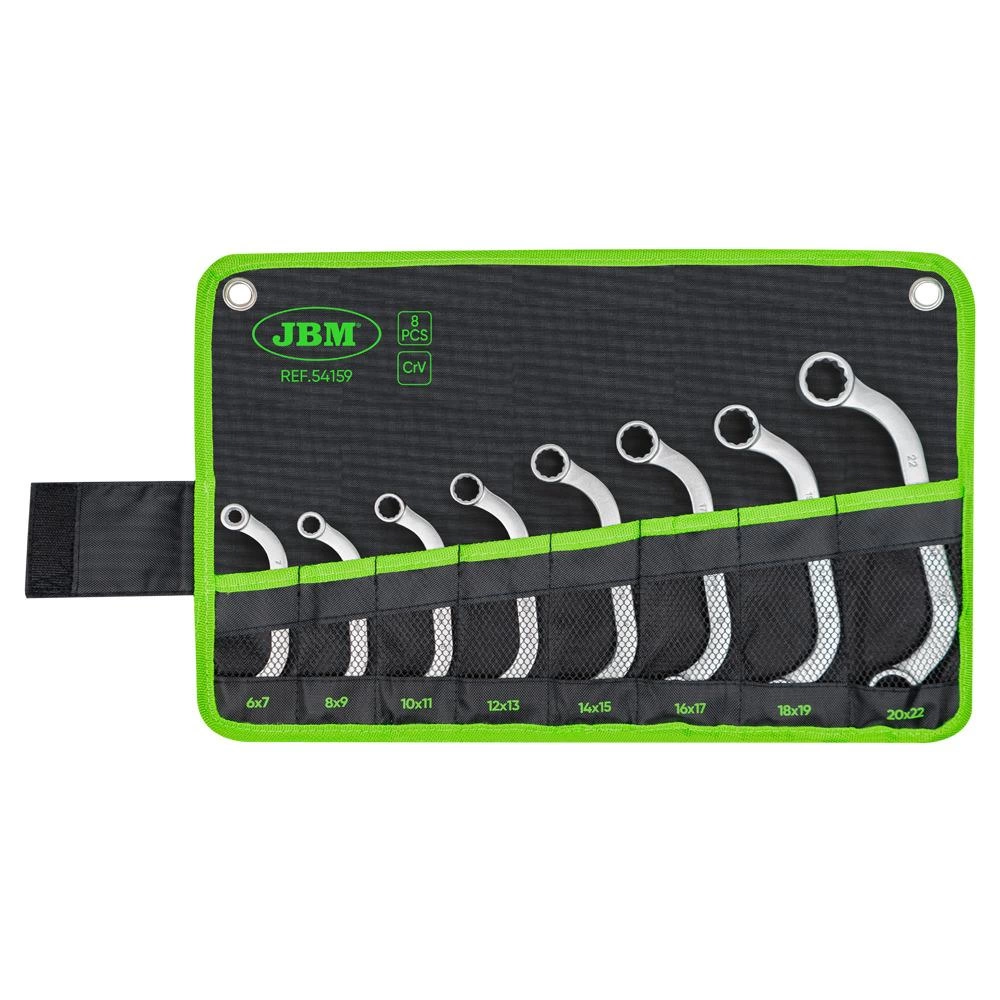 SET DE 8 CHEI INELARE SEMILUNA JBM