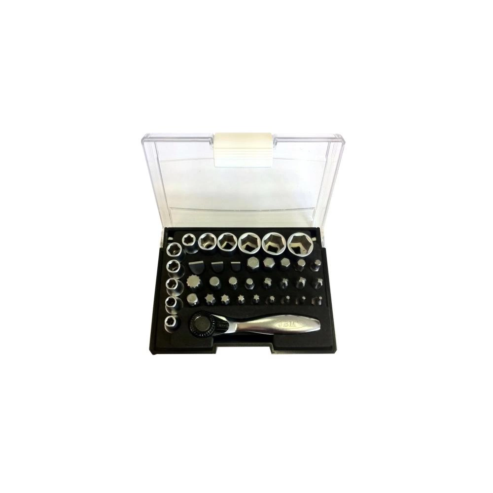 TRUSA DE 38 TUBULARE CU CLICHET TELESCOPIC DE 1-4` JBM