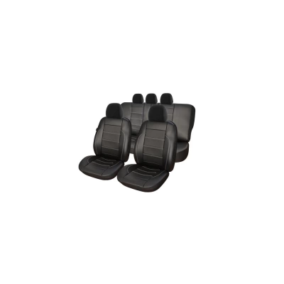 SET HUSE SCAUN EXCLUSIVE LEATHER KING NEGRU