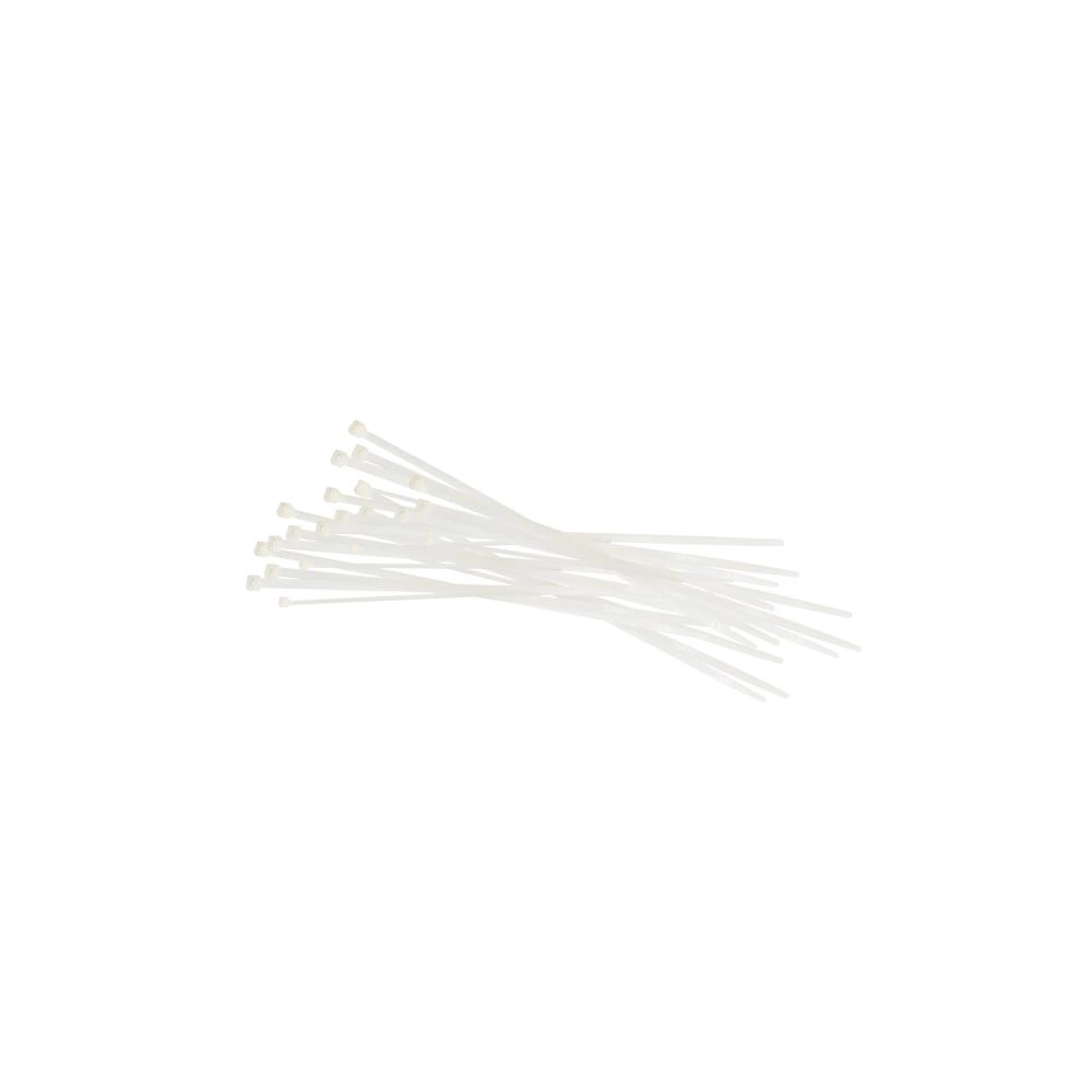 COLIERE NYLON ALBE 4.8*200 MM SET 100 BUC