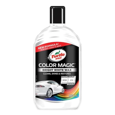 PASTA POLISH 3 IN 1 TURTLE WAX COLOR MAGIC BRIGHT WHITE WAX, 500ML