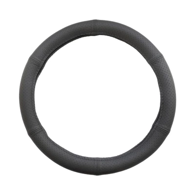HUSA VOLAN PIELE NATURALA PERFORATA NEGRU 39-41 CM