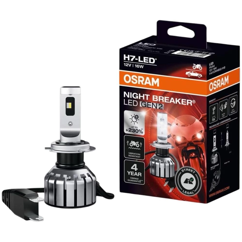 LED MOTO NIGHT BREAKER LED SMART H4 OSRAM