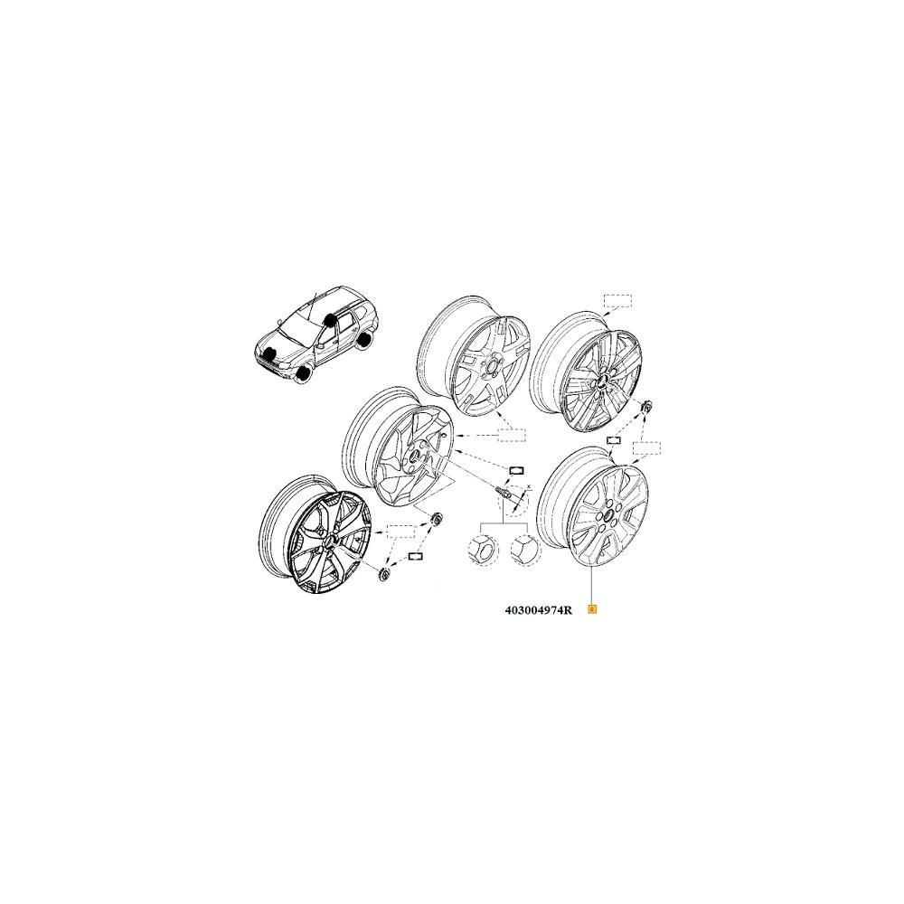 JANTA ALIAJ 16'' 6.5Jx16 5x114.3 ET50 DUSTER II (MODEL THEMA)