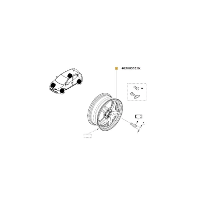 JANTA TABLA 16`` 6.5Jx16H2 4x100 ET44 CLIO IV