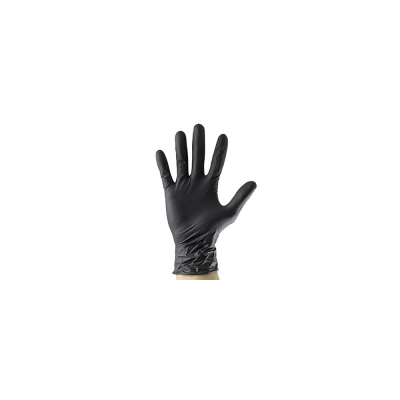 MANUSI NEGRE DE UNICA FOLOSINTA. DE NITRIL MARIME L - SET 100BUC JBM