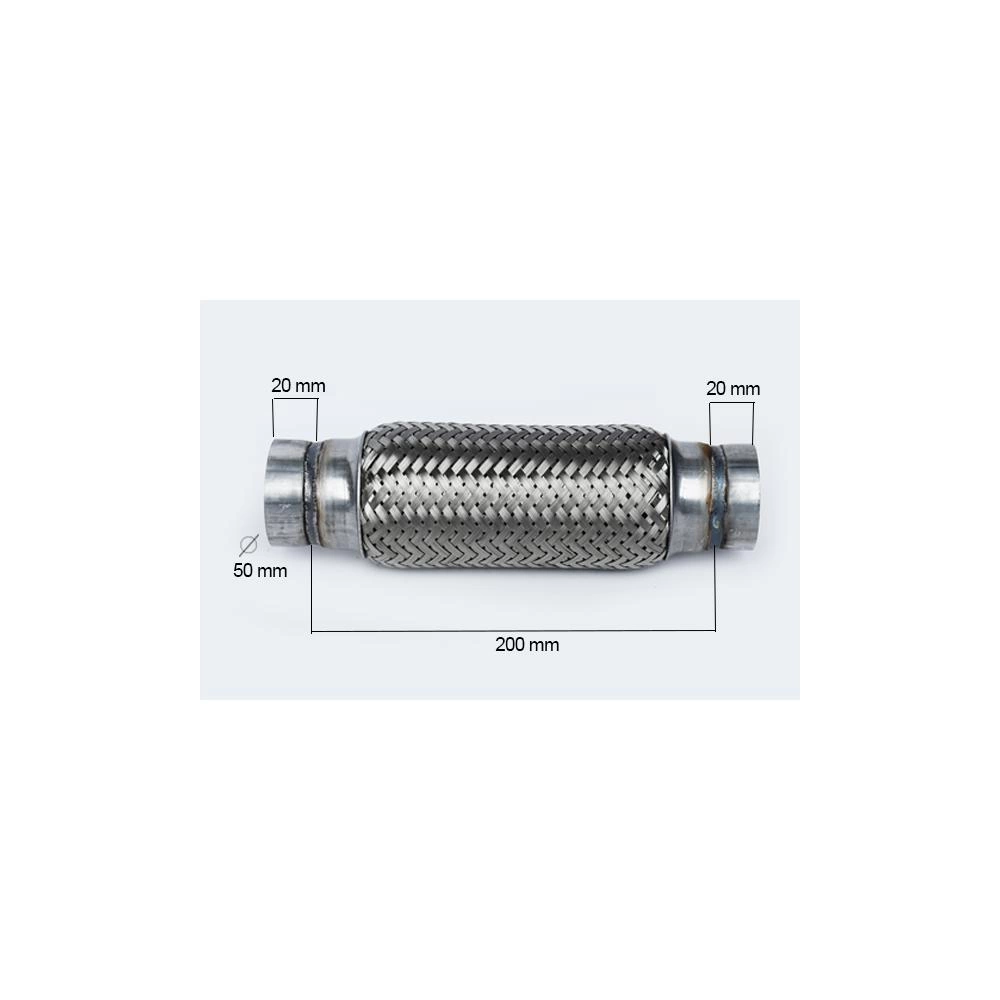 RACORD FLEXIBIL OUTER BRAID (A) 50X200 MM