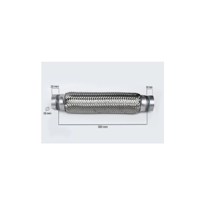 RACORD FLEXIBIL OUTER BRAID (A) 50X300 MM