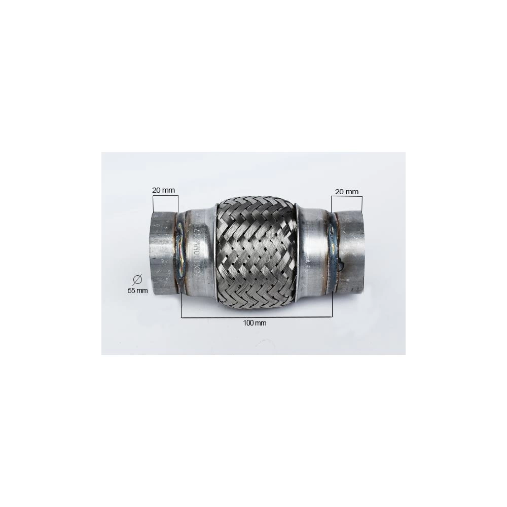 RACORD FLEXIBIL OUTER BRAID (A) 55X100 MM