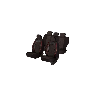 SET HUSE SCAUN RACING NEGRU