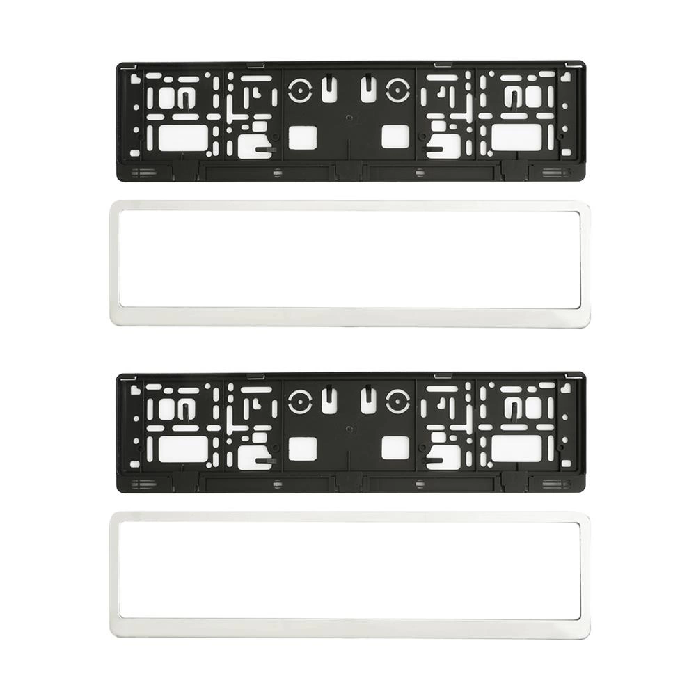 SUPORT NUMAR INMATRICULARE MEGA DRIVE CROMAT SET 2 BUC