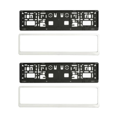 SUPORT NUMAR INMATRICULARE MEGA DRIVE CROMAT SET 2 BUC