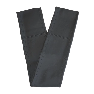 HUSA VOLAN CU SNUR PIELE NATURALA NEGRU 42-43 cm