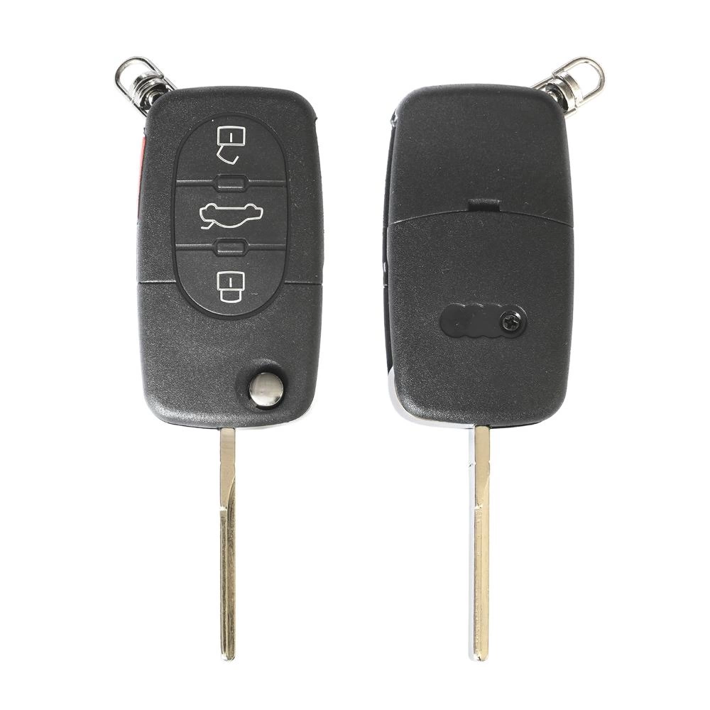 CARCASA CHEIE CONTACT PENTRU AUDI A3 / A6 / A8, 3+1 BUTOANE, CU CHEIE