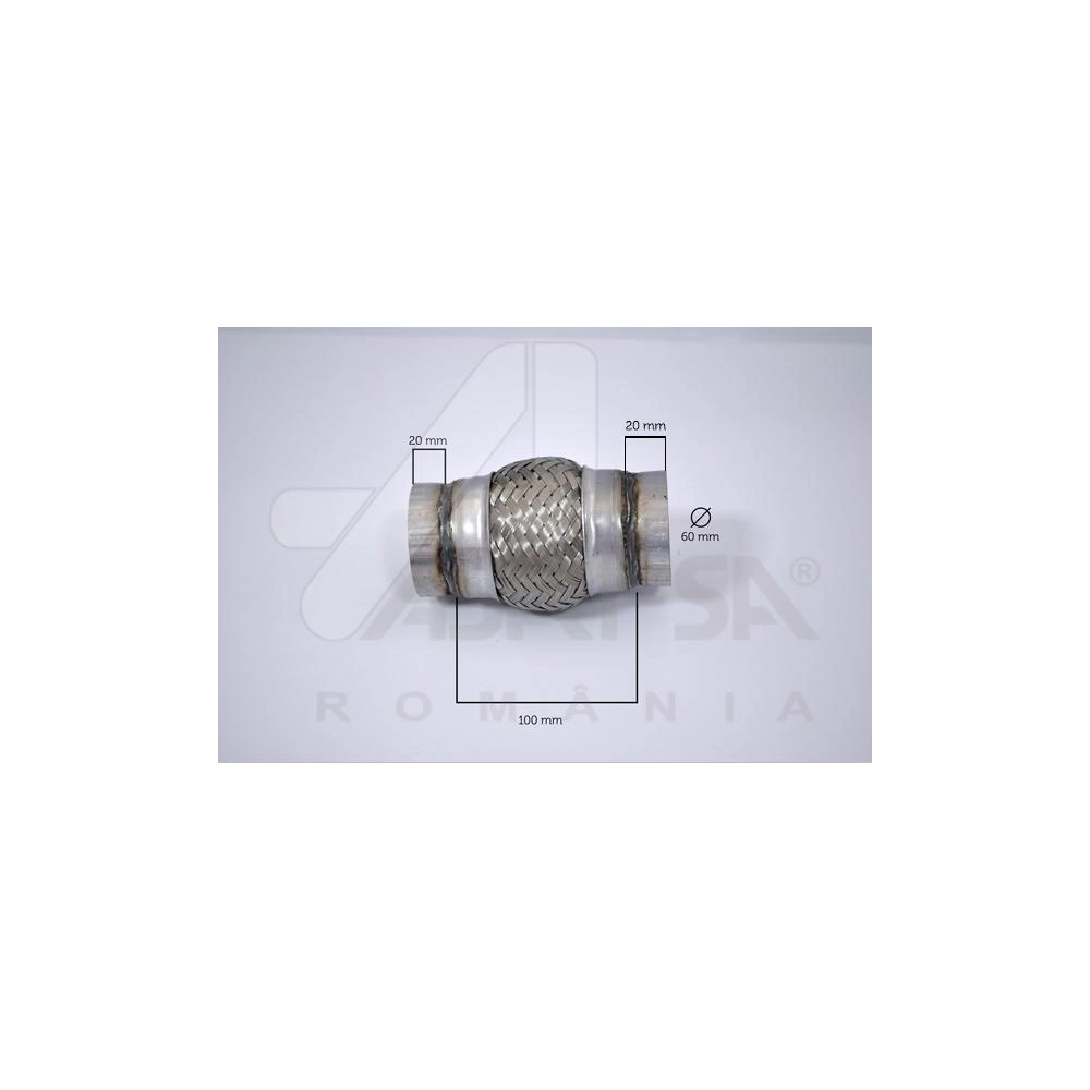 RACORD FLEXIBIL INNER & OUTER BRAID (B) 60X100 MM