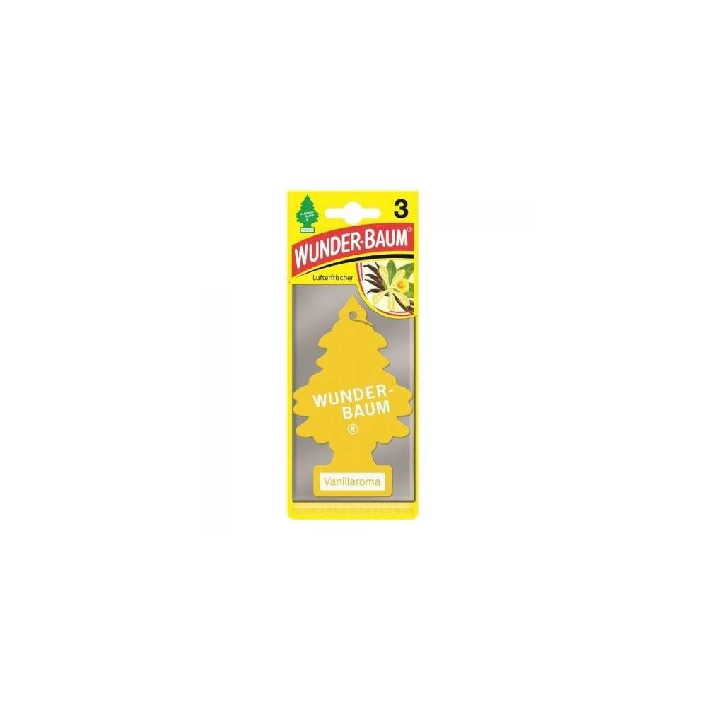 SET 3 BUCATI ODORIZANTE AUTO BRADUT WUNDER-BAUM VANILLAROMA