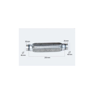 RACORD FLEXIBIL INNER & OUTER BRAID (B) 40X250 MM