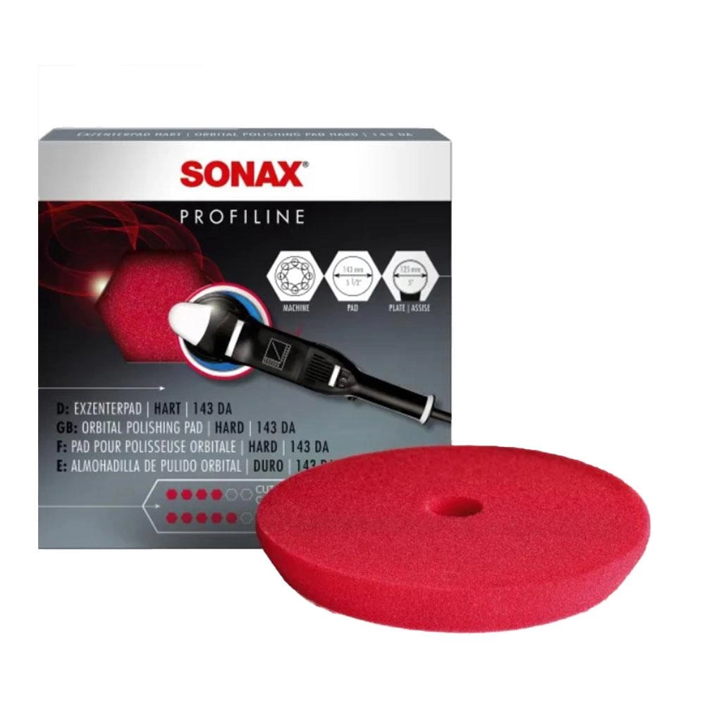 BURETE ROSU DE POLISARE 143MM SONAX