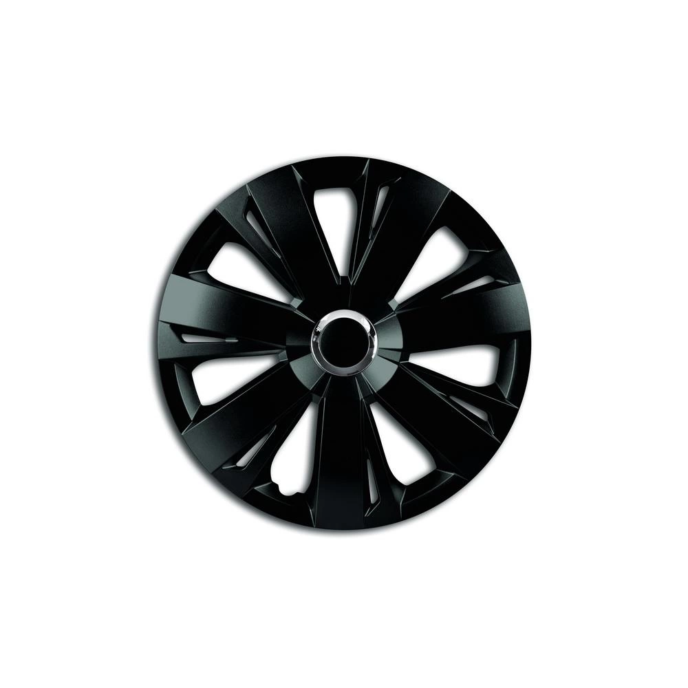 SET CAPACE ROTI 15` NEGRE CU INEL CROMAT ENERGY