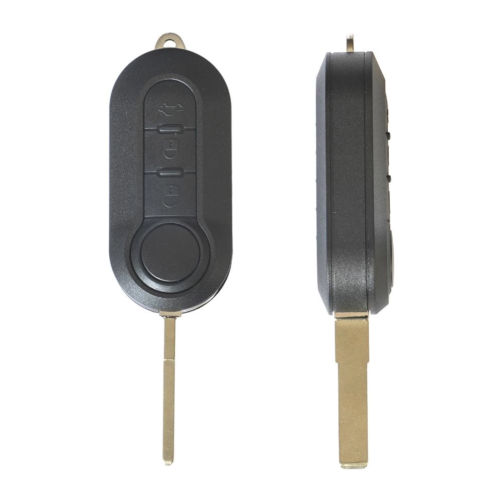 CARCASA CHEIE CONTACT PENTRU FIAT 500 (2007-) / BRAVO / GRANDE PUNTO 3 BUTOANE, CU CHEIE