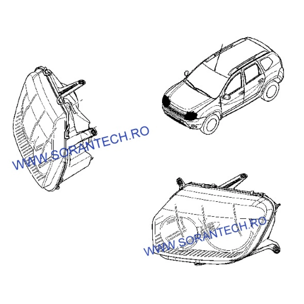 FAR STANGA ORIGINE DUSTER1 FACELIFT