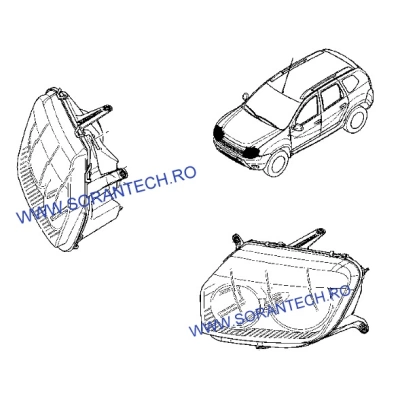 FAR STANGA ORIGINE DUSTER1 FACELIFT