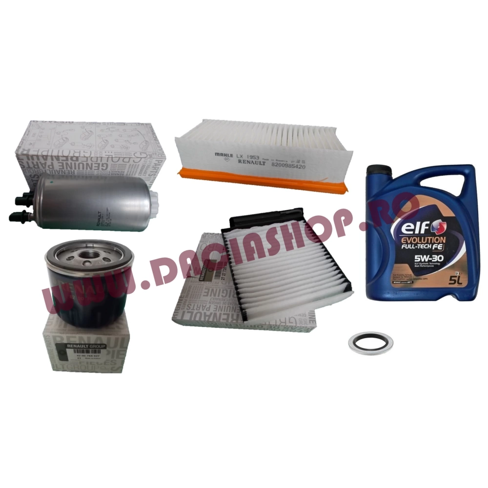 PACHET REVIZIE DUSTER 1 DCI 5W30 DPF