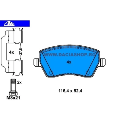 PLACUTE FRANA ATE DUSTER / DOKKER / CITAN
