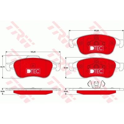 PLACUTE TRW DTEC COTEC DUSTER