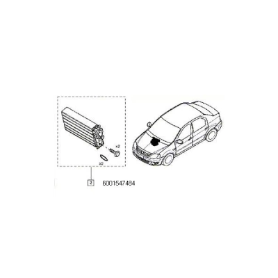 CALORIFER INCALZIRE ORIGINE DACIA LOGAN