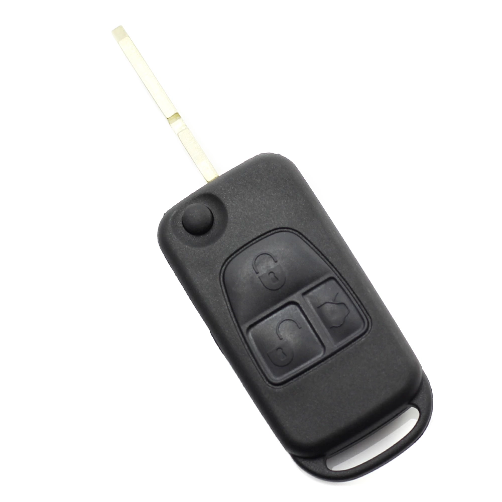 Mercedes Benz - Carcasa tip cheie briceag cu 3 butoane, lama 4 