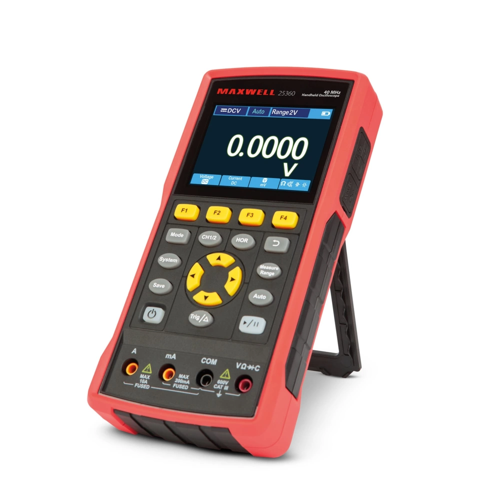 Osciloscop portabil - cu acumulator - ecran LCD color 3.5
