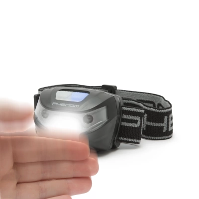 PHENOM - Lampă de cap cu acumulator și pornire cu senzor